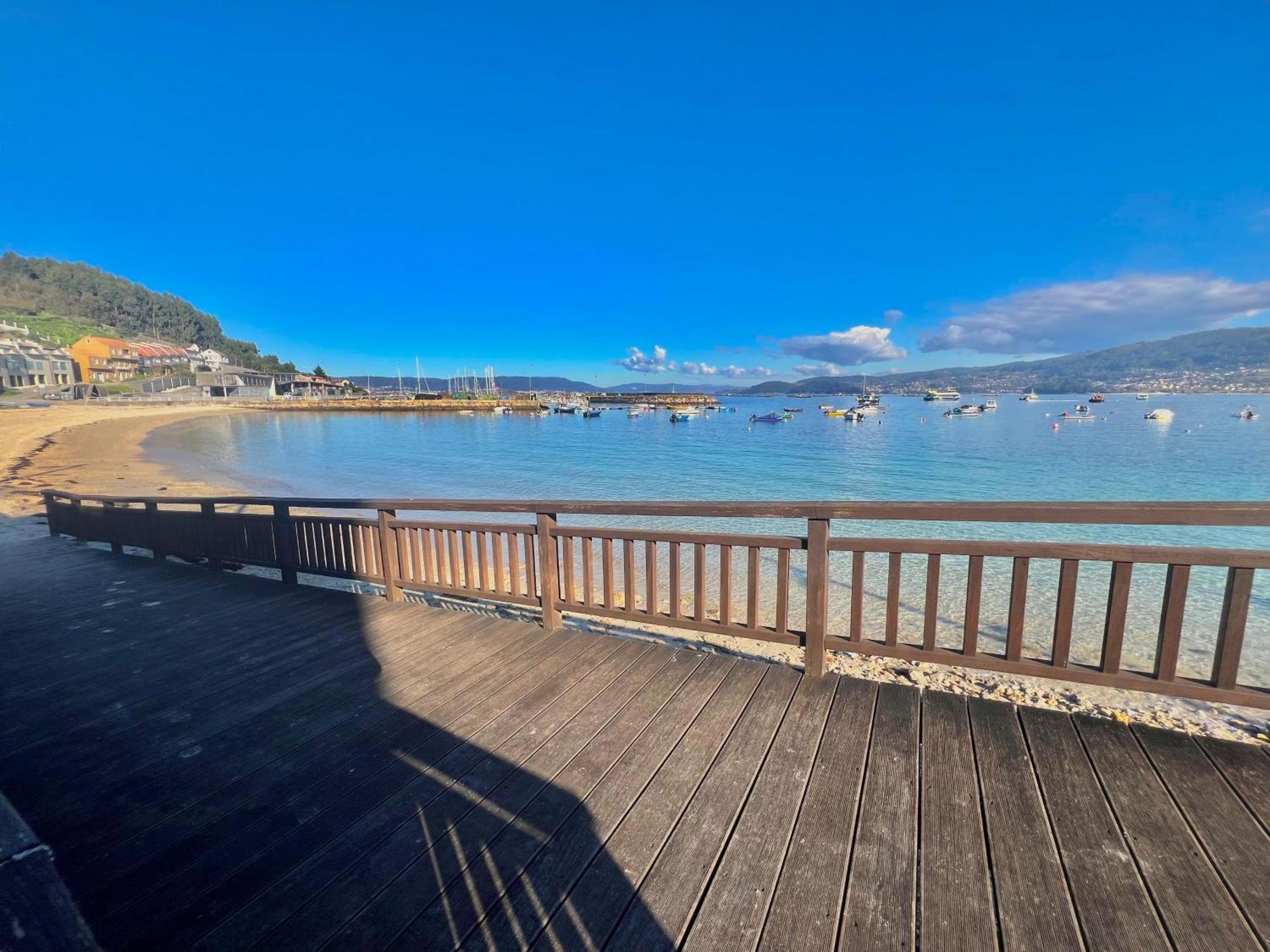 Apartamento Centrico Cerca De La Playa Bueu Dış mekan fotoğraf