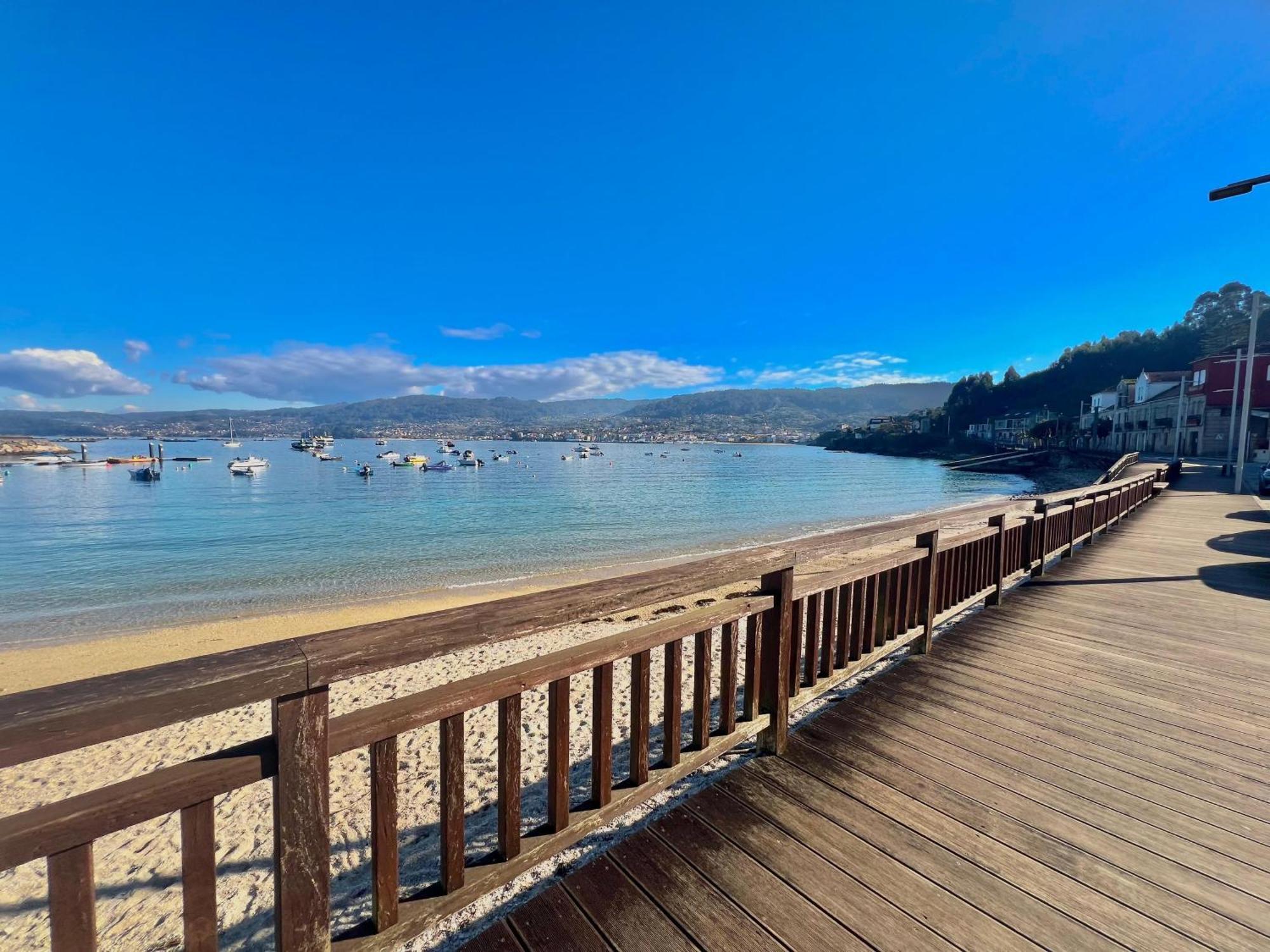 Apartamento Centrico Cerca De La Playa Bueu Dış mekan fotoğraf